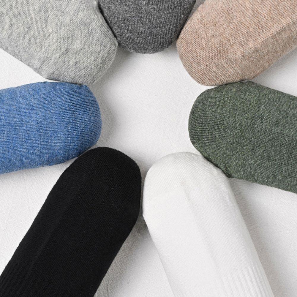 QQMALL Vớ Cotton Thể Thao Chống Trượt Họa Tiết Sọc Thời Trang Cho Nam