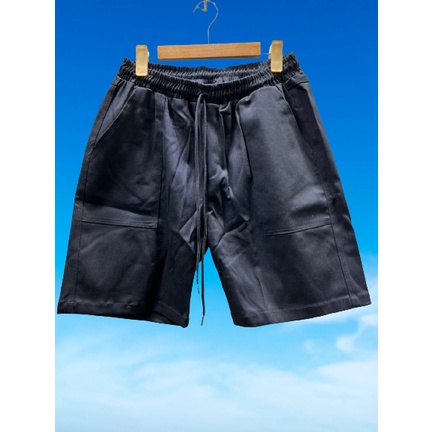 Quần short kaki cao cấp phối túi đắp ngoài basic nam nữ zozo unisex