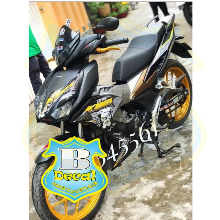 ( Quí khách vui lòng mang ra tiệm cho thợ dán ) Tem winner X king drag v2