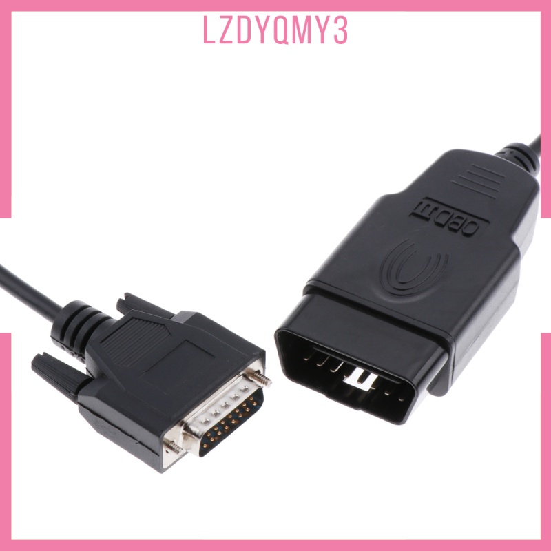 Cáp Chuyển Đổi DB15 15Pin Sang 16 Pin OBD II Chuyên Dụng Cho Xe Hơi