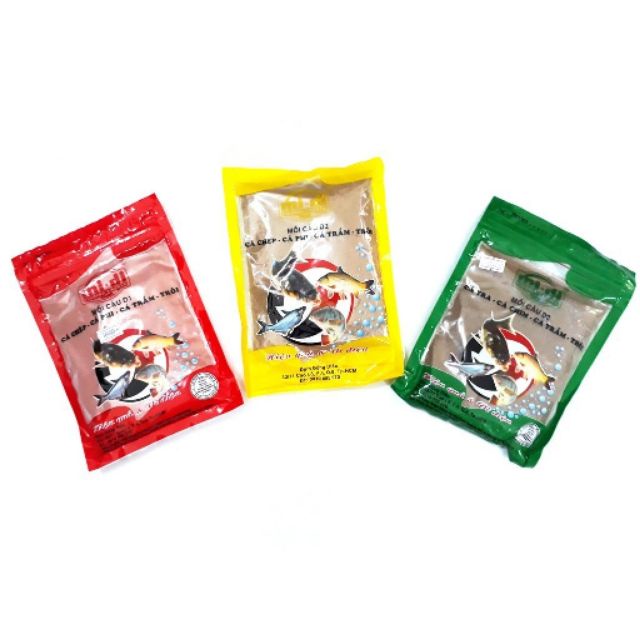 3 mồi câu cá D1, D2, D3