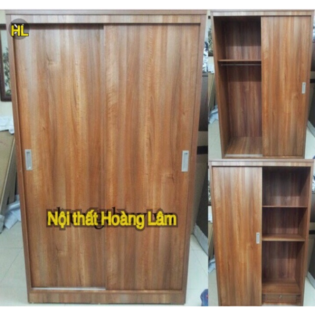 Tủ gỗ công nghiệp cánh lùa dài 120 cm