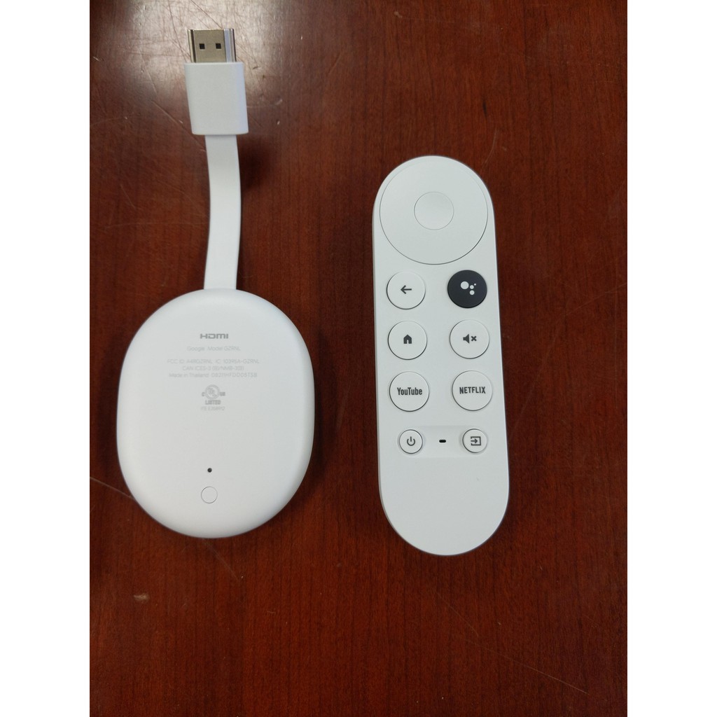 Google Chromecast with Google TV, chất lượng 4K HDR, ra lệnh Tiếng Việt. New 100%, nguyên seal.