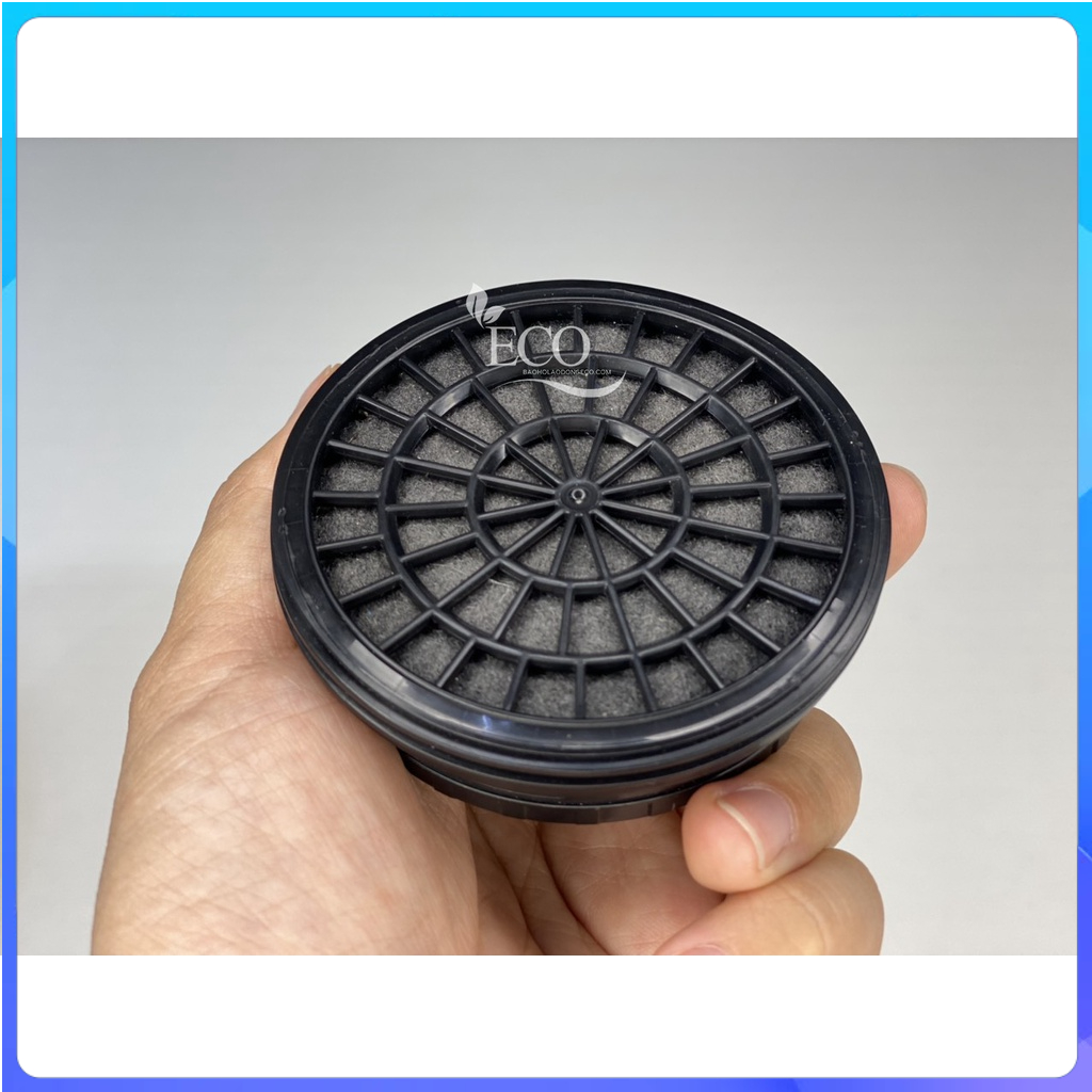 Combo 2 Phin lọc Koken KGC-10C mặt nạ Koken G7 Nhật Bản - Than hoạt tính chống hóa chất độc hại