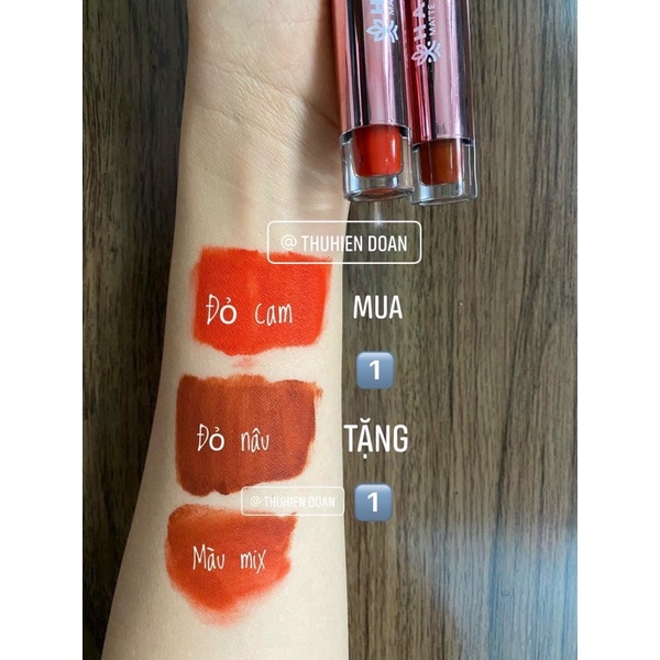 [ Rẻ nhất HCM] Son Kem Lì Hapy Siêu Lì Kháng Kháng Nước Không Trôi - Son Happy Matte Lipcream rẻ nhất cam kết chính hãng