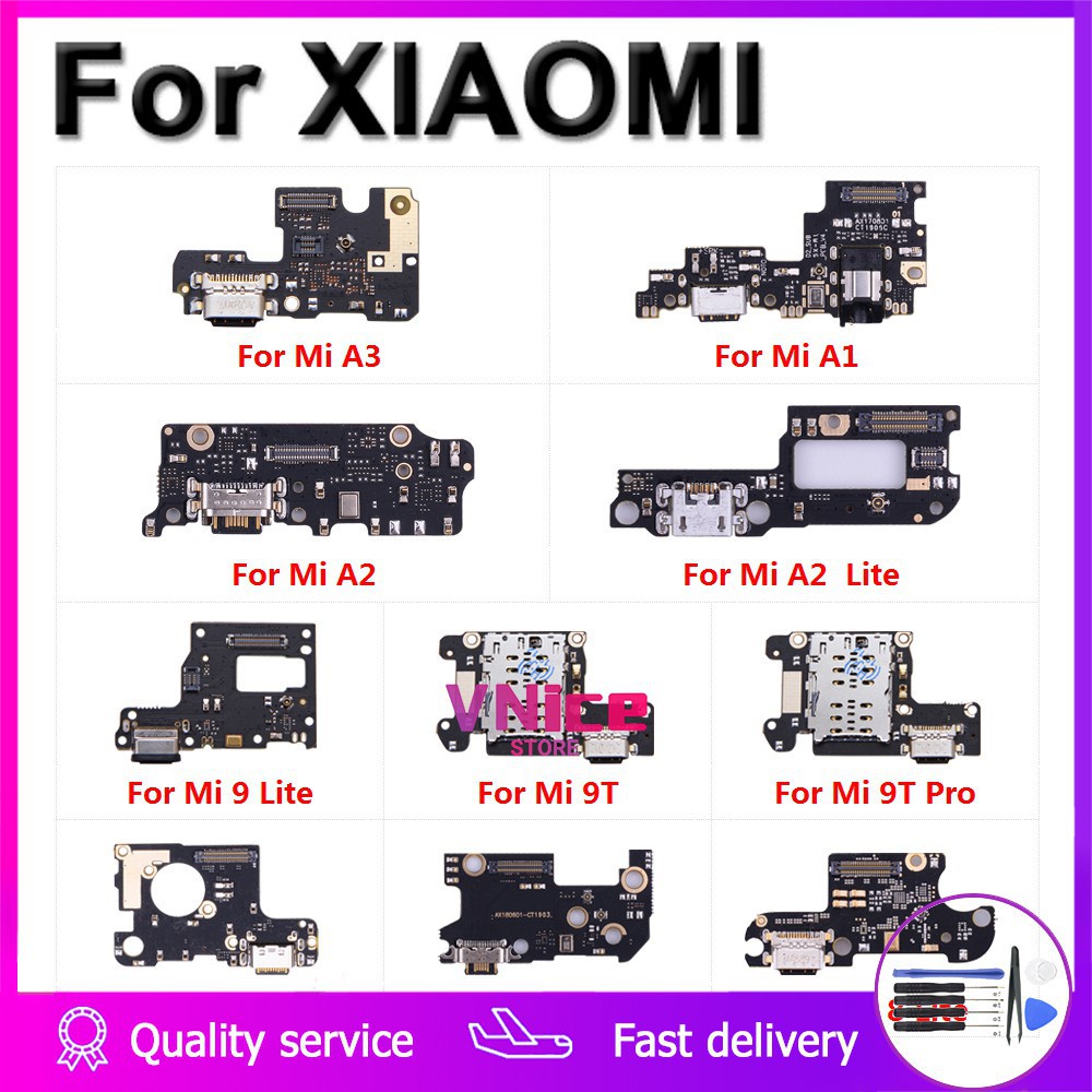 Cáp Chân sạc XiaoMi Mi A1 A2 10 Lite A3 6 9T Pro 9 8 SE với cáp Mic Flex