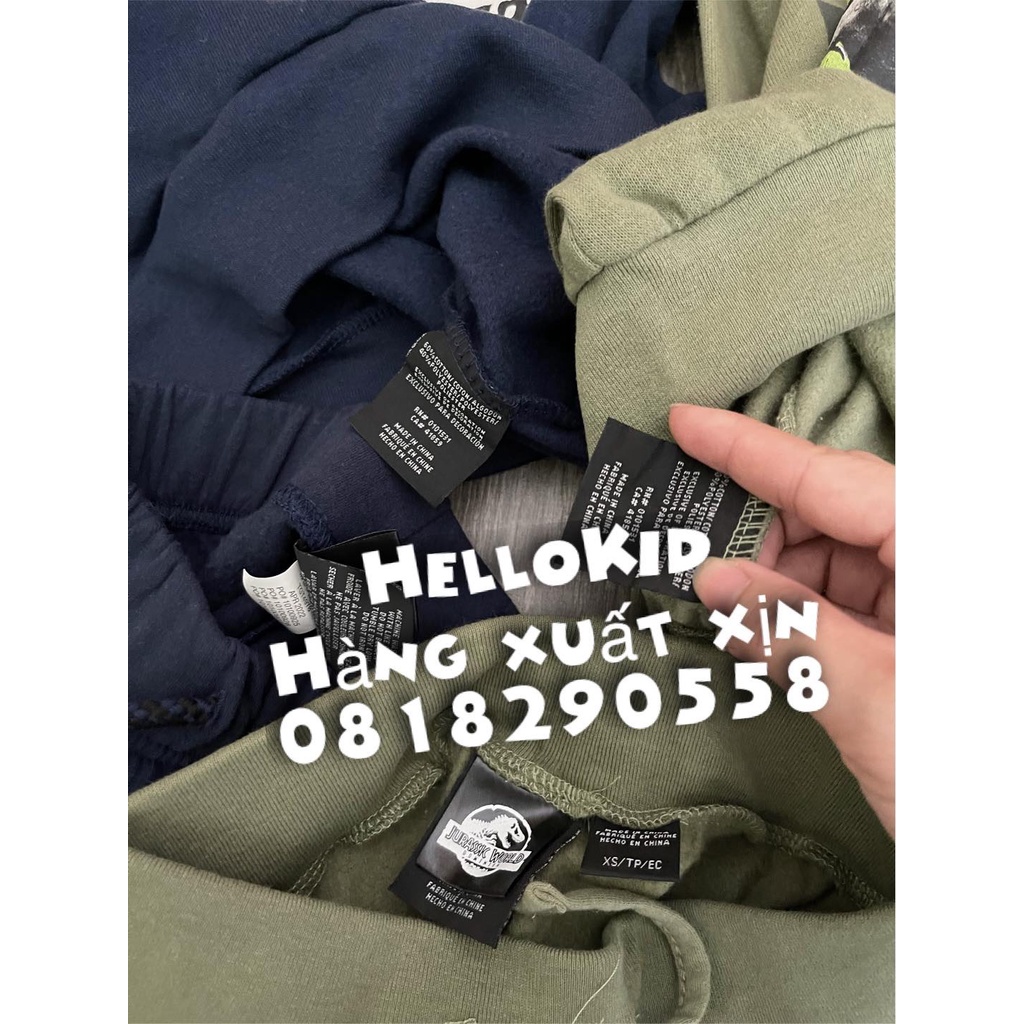 B584 - Bộ nỉ xuất dư hình in bé trai