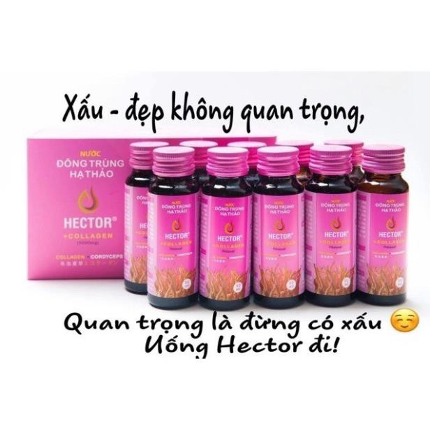 [CHÍNH HÃNG] Nước Hector Collagen Đông Trùng Hạ Thảo 1 hộp 10 chai | BigBuy360 - bigbuy360.vn