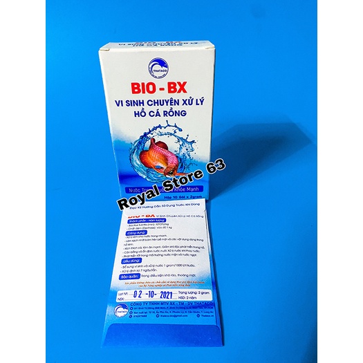 Bio Bx men vi sinh giúp trong nước cho bể cá cảnh Thataco (gói 2gram)