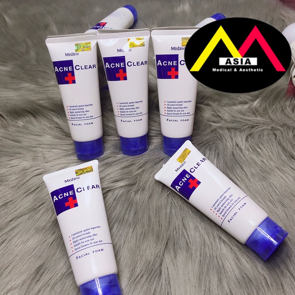 [HÀNG Chính Hãng] Sữa Rửa Mặt Acne Clear MISTINE Thái Lan 85G