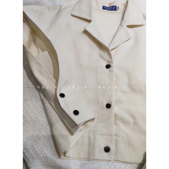 Set áo và short linen form vuông