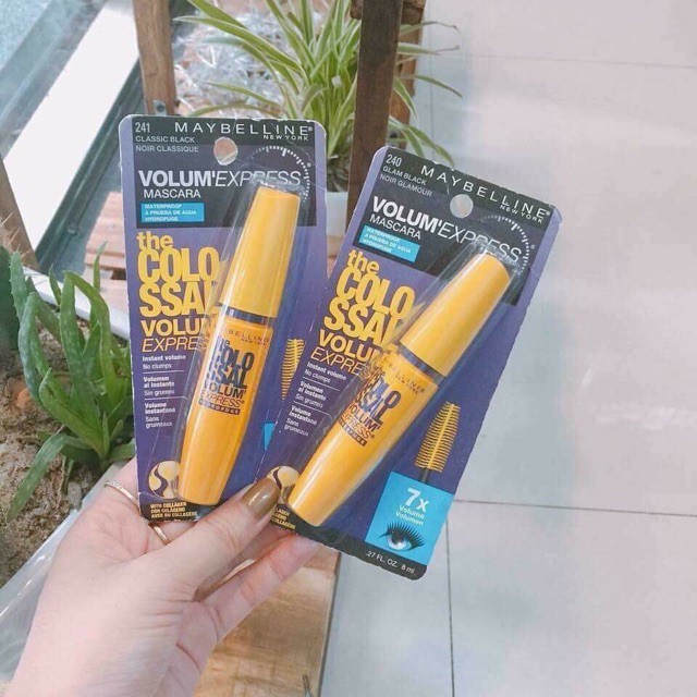 Chuốt mi Mascara Maybeline vàng 7X - Lâu trôi - Không vón cục - Mi cong dài | BigBuy360 - bigbuy360.vn