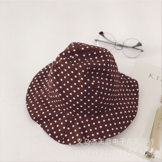 Mũ Vành Chấm Bi bé gái 20504