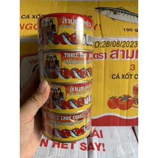 Cá mồi 3 cô thái 190g lốc 4hộp