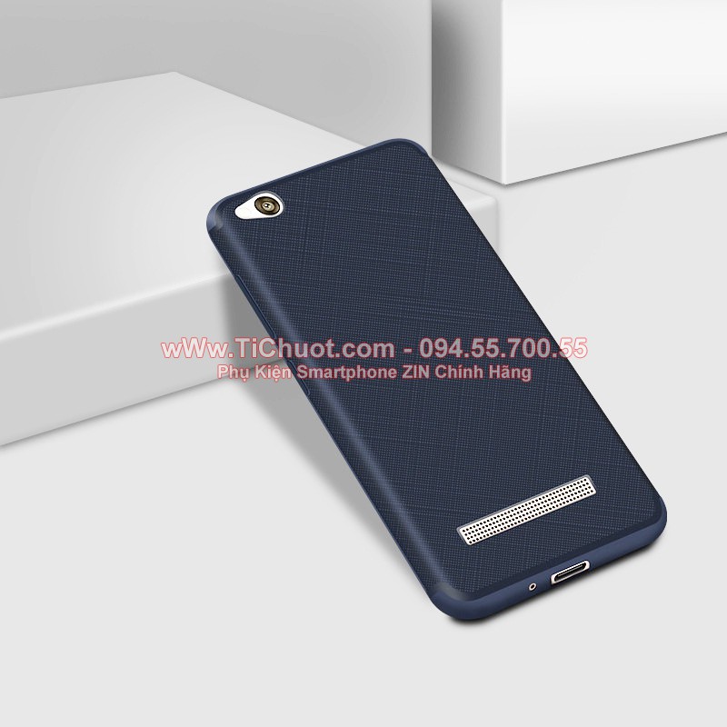 Ốp Lưng Xiaomi Redmi 5A Dẻo Vân Vải Chống sốc