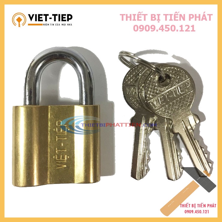 Ổ Khóa Tủ VIỆT TIỆP 30mm, Thân Đông Thau NO.01330 (Chính Hãng)