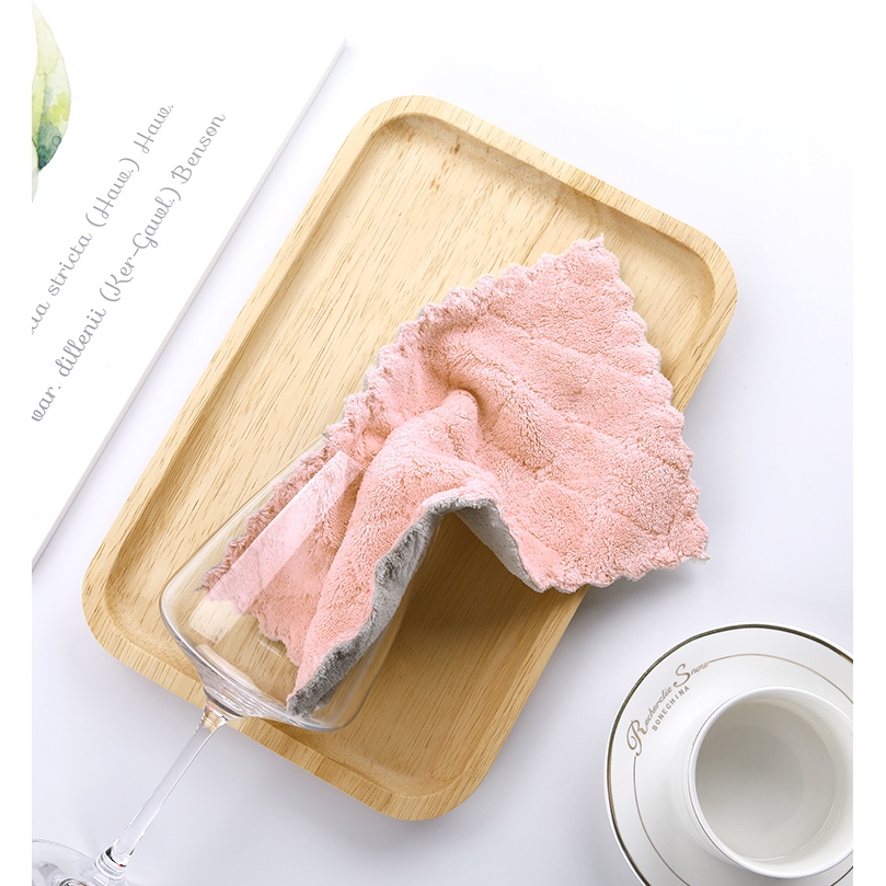 Khăn vi sợi siêu thấm hút dùng lau dọn đồ dùng tiện dụng cho nhà bếp