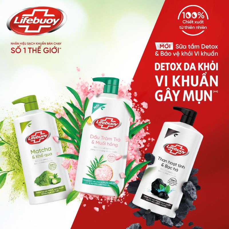 Sữa tắm Lifebuoy 850g