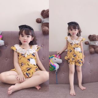 Xả kho Bộ bánh bèo trẻ em vải thô lụa loại 1