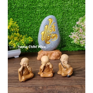 Đá khắc chữ "Nhẫn" thư pháp để bàn