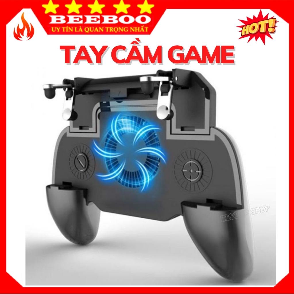 Tay Cầm Chơi Game PUBG, Liên Quân 2000MAh SR Kiêm Sạc Dự Phòng cho điện thoại Và Quạt tản nhiệt chơi Game