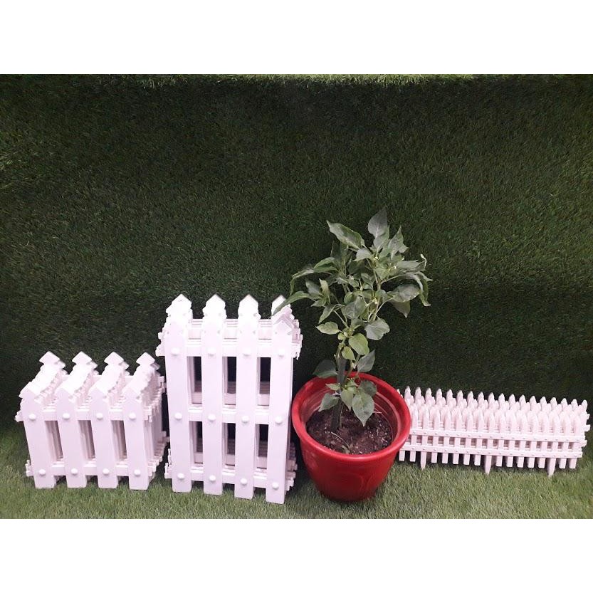 Hàng rào nhựa 55cm X 14cm trang trí giáng sinh- Green City