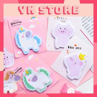 Giấy Note Hình Thú Siêu Cute 30 Tờ