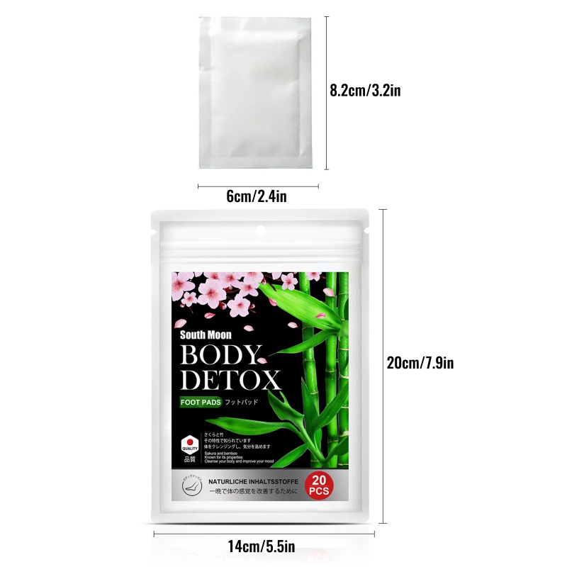 10 Miếng Dán Thải Độc Lòng Bàn Chân Giảm Căng Thẳng Tự Nhiên YOUYO