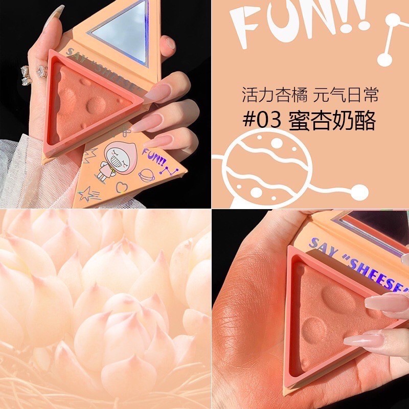 Phấn má hồng dạng nén hình miếng phô mai MAFFICK | BigBuy360 - bigbuy360.vn