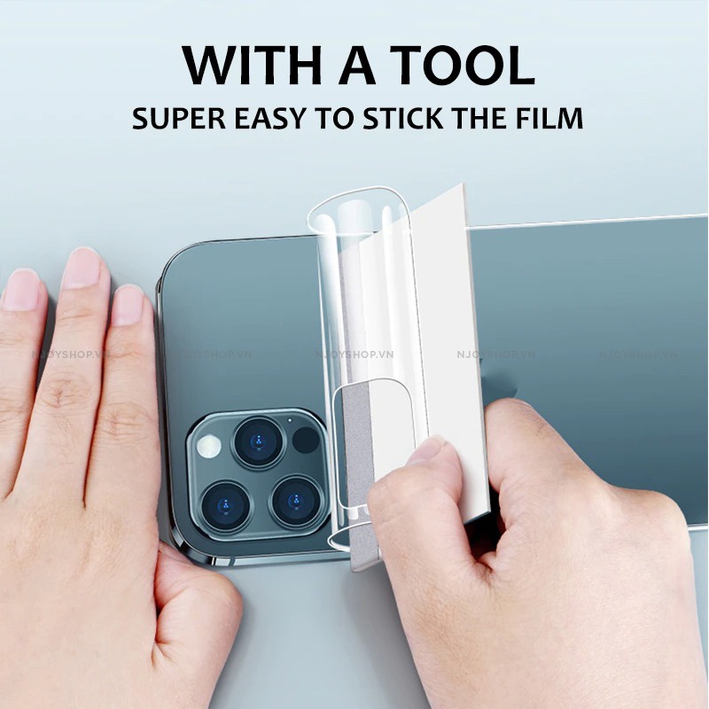 Dán Ppf Ip Hydrofilm Chống Trầy Xước Không Bám Vân Tay Dành Cho 7 8 7plus 8plus X Xs Xr Xsmax 11 Pro Max Njoyshop
