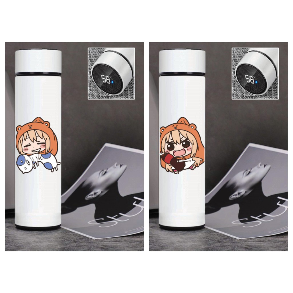 Bình Giữ Nhiệt in hình Himouto! Umaru-chan CÔ EM GÁI HAI MẶT anime chibi Lõi INOX đựng nước tiện lợi xinh xắn