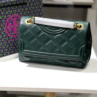 Túi Tory burch da thật nguyên miếng màu xanh rêu siêu hot