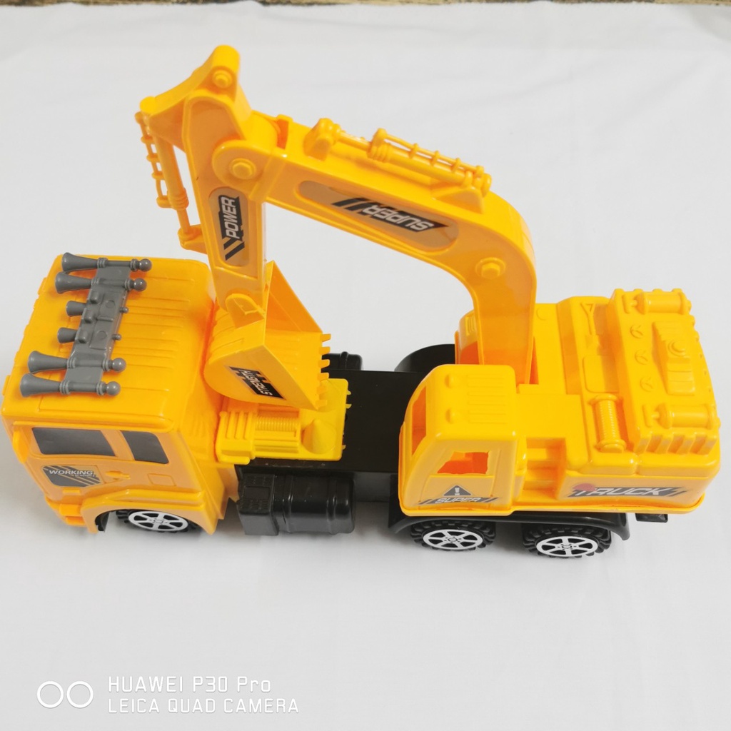 Xe đồ chơi mô hình xây dựng công trình cho bé