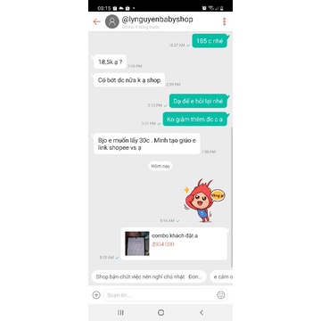 combo khách đặt a