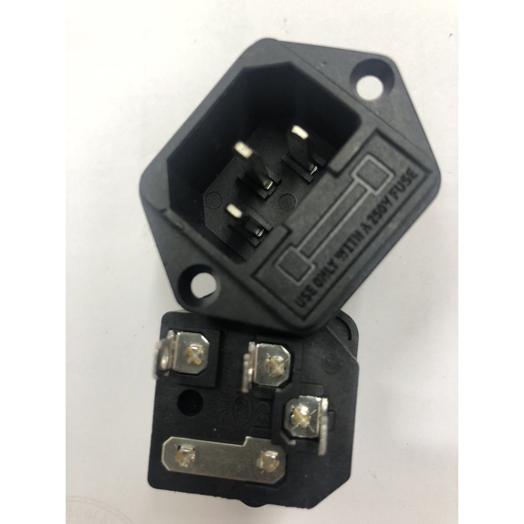 Ổ CẮM NGUỒN ĐẦU VÀO  AC có CẦU CHÌ | BigBuy360 - bigbuy360.vn