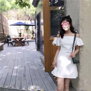 Váy trắng dây buộc nơ 🎀