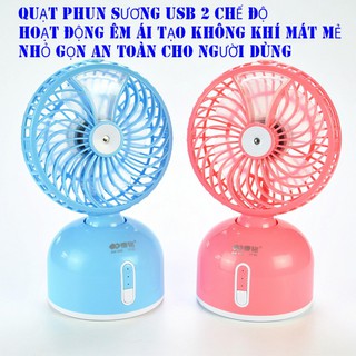 QUẠT PHUN SƯƠNG MINI KM 690 TIỆN LỢI SIÊU RẺ