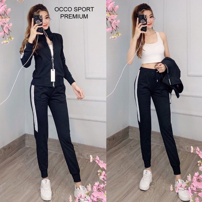 Bộ đồ thể thao nữ hotgirl thêu siêu đẹp TT354