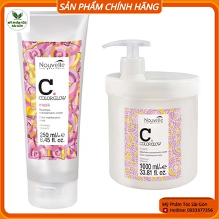 Hấp dầu siêu dưỡng và giữ màu tóc nhuộm Color Glow Mask Nouvelle 1000ml