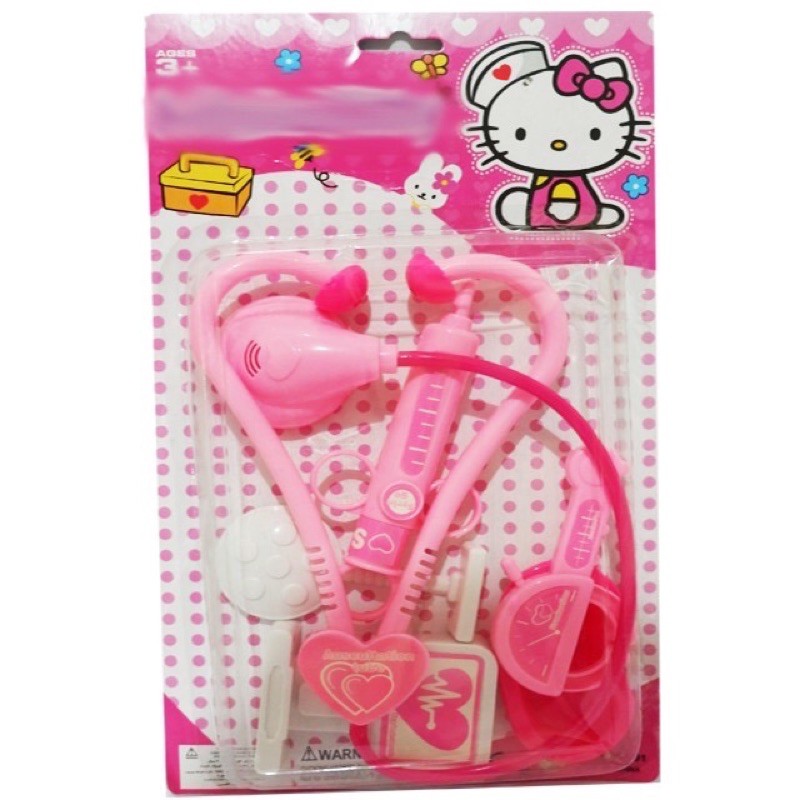 Bộ Đồ Chơi Bác Sĩ Hình Hello Kitty Xinh Xắn Cho Bé