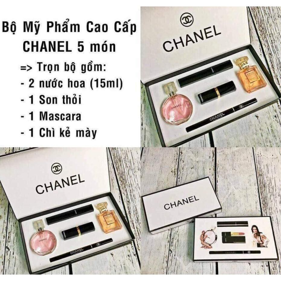 [CHÍNH HÃNG 100%] Bộ trang điểm Chanel 5 món | BigBuy360 - bigbuy360.vn