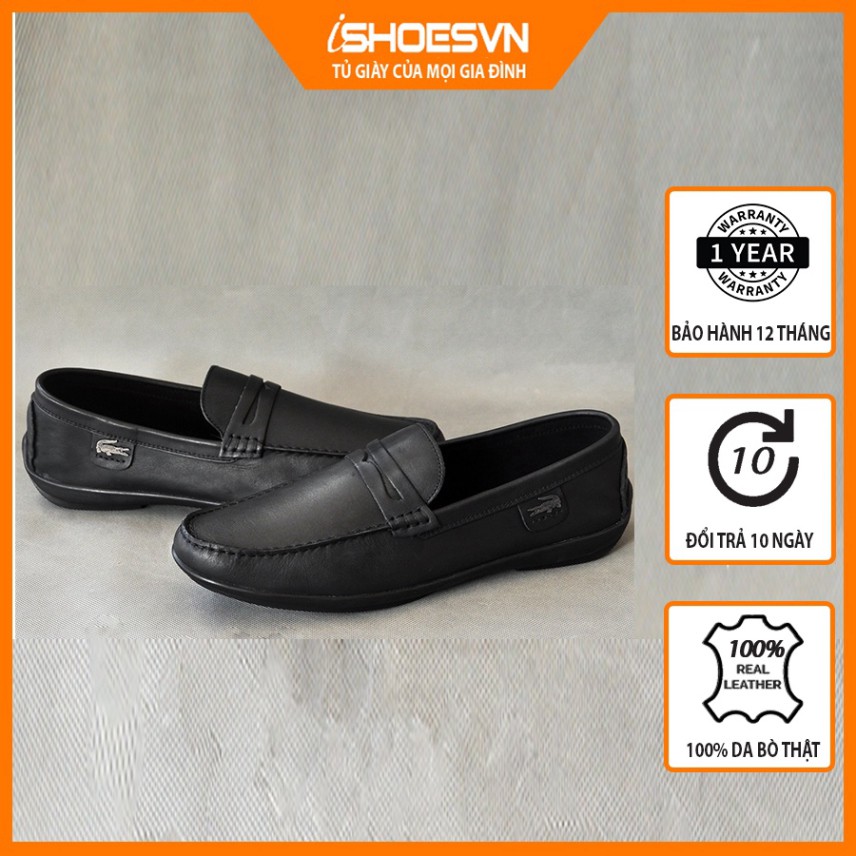 Giày lười da bò thời trang nam Ishoesvn IS686 giày ishoes
