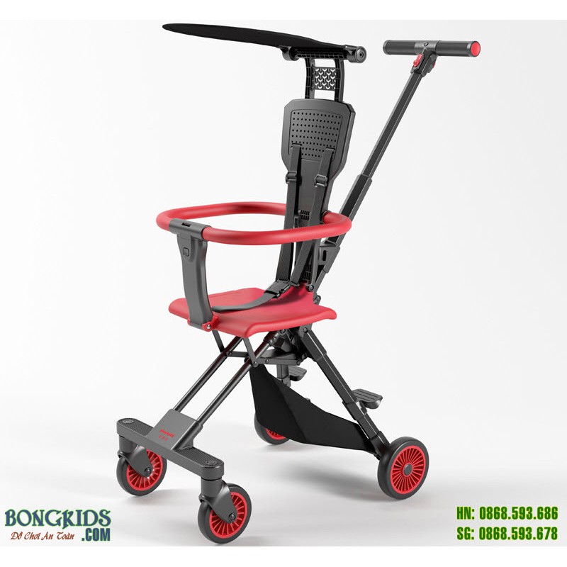 Xe đẩy gập gọn Playkids X1 ⚡NHẸ NHẤT⚡ cho bé 6-48 tháng ngồi, đẩy 2 chiều, dễ dàng xách tay hoặc cho vào vali