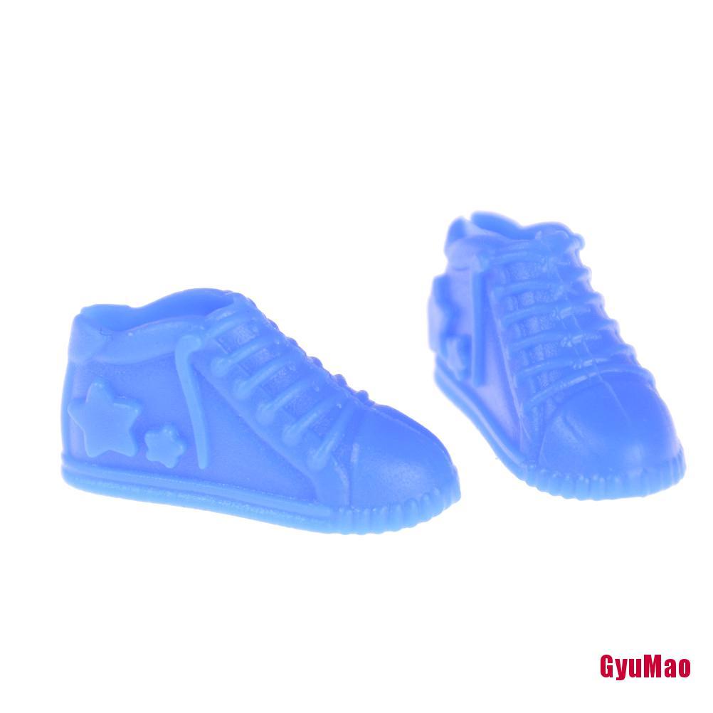 Set 4 Đôi Giày Thể Thao Thời Trang Cho Búp Bê Barbie Nhiều Màu Sắc Chất Lượng Cao