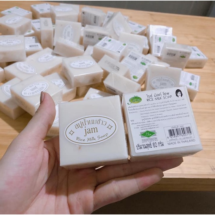 SIÊU RẺ - XÀ PHÒNG CÁM GẠO THÁI LAN JAM RICE MILK SOAP