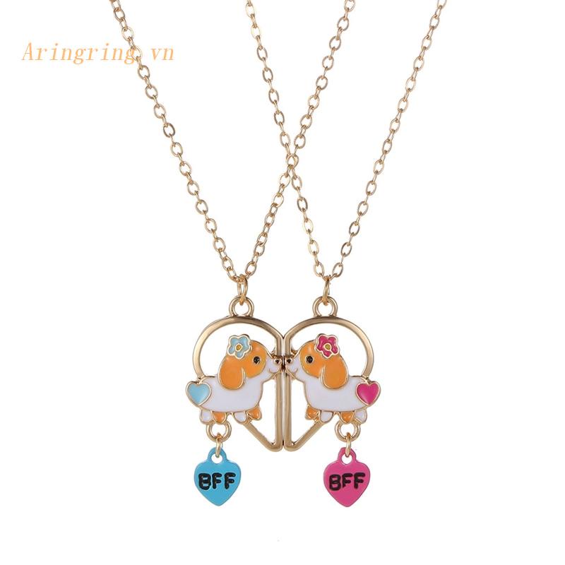 Set 2 Vòng cổ Mặt Mảnh Ghép Cho Cặp Đôi / Bạn Thân