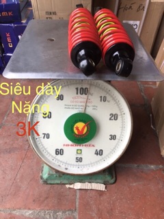 GIẢM SÓC (giá 1 cặp) LÒ XO 2 TẦNG (phuộc sau xe máy Dream, Wave)