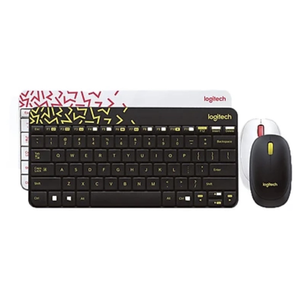 Bàn phím + Chuột không dây Logitech MK240-Hàng chính hãng