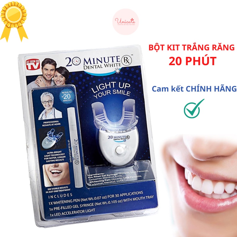 Máy làm trắng răng tại nhà chăm sóc răng miệng, làm trắng răng rõ rệt chỉ sau 20 phút