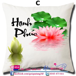 [Siêu Rẻ] Bao Gối Ôm Trang Trí, Bọc Gối Tựa Phòng Khách Đẹp Rẻ Nhất Shoppe Mẫu Gối Thư Pháp
